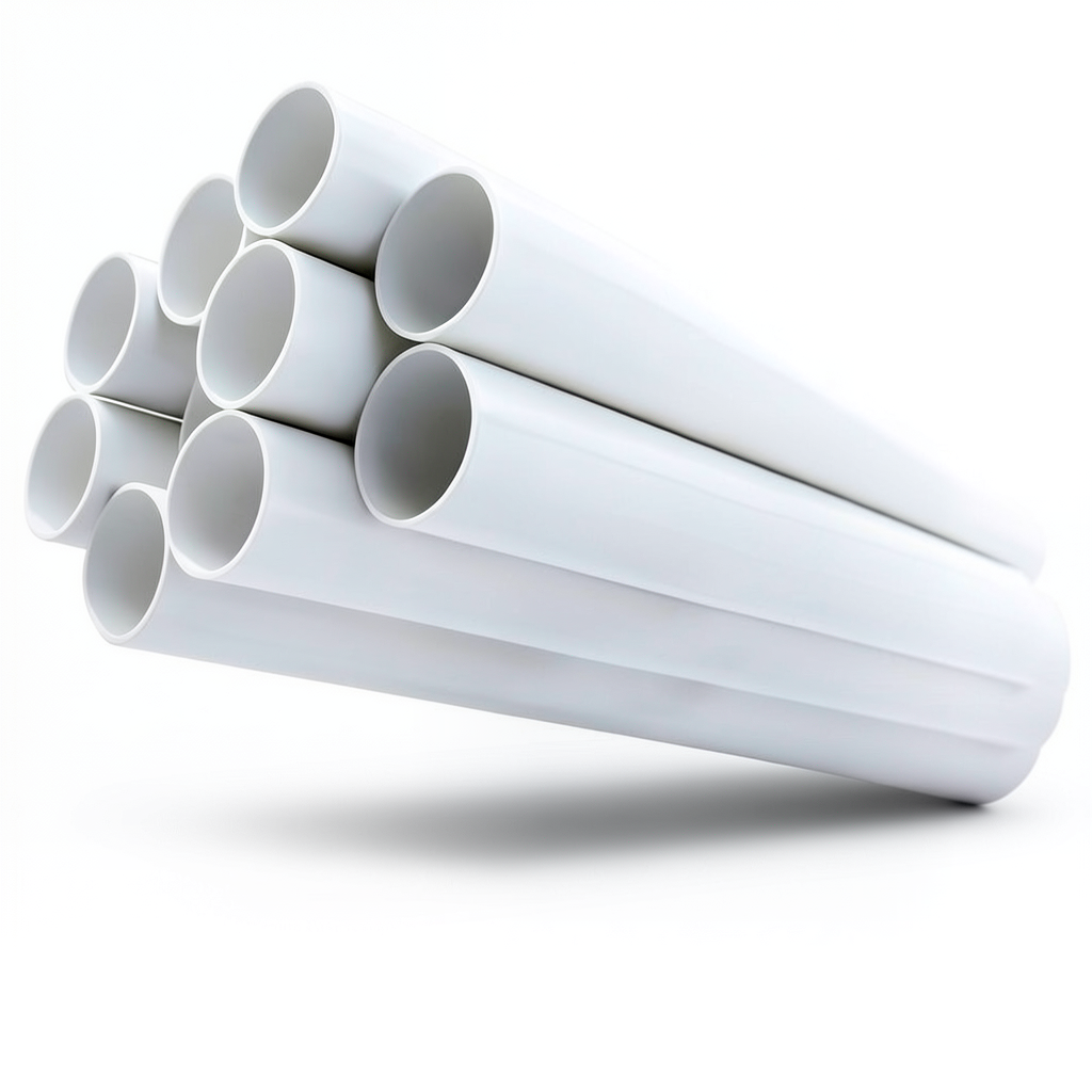 UPVC Pipes Nominal Pressure 13.8 Bar Size 3 Inch Thickness 4.24 mm White
