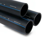 SPS HDPE Pipes PE 80 Pressure 5 Bar Outside Diameter 250 mm Thickness 9.6 mm Black | Saudi Pipes Systems (SPS)