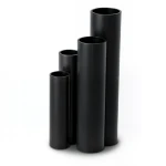 HDPE Pipes SDR 22 Outside Diameter 140 mm Thickness 6.4 mm Black