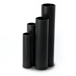 HDPE Pipes SDR 22 Outside Diameter 140 mm Thickness 6.4 mm Black