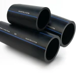 SPS HDPE Pipes PE 80 Pressure 5 Bar Outside Diameter 250 mm Thickness 9.6 mm Black | Saudi Pipes Systems (SPS)