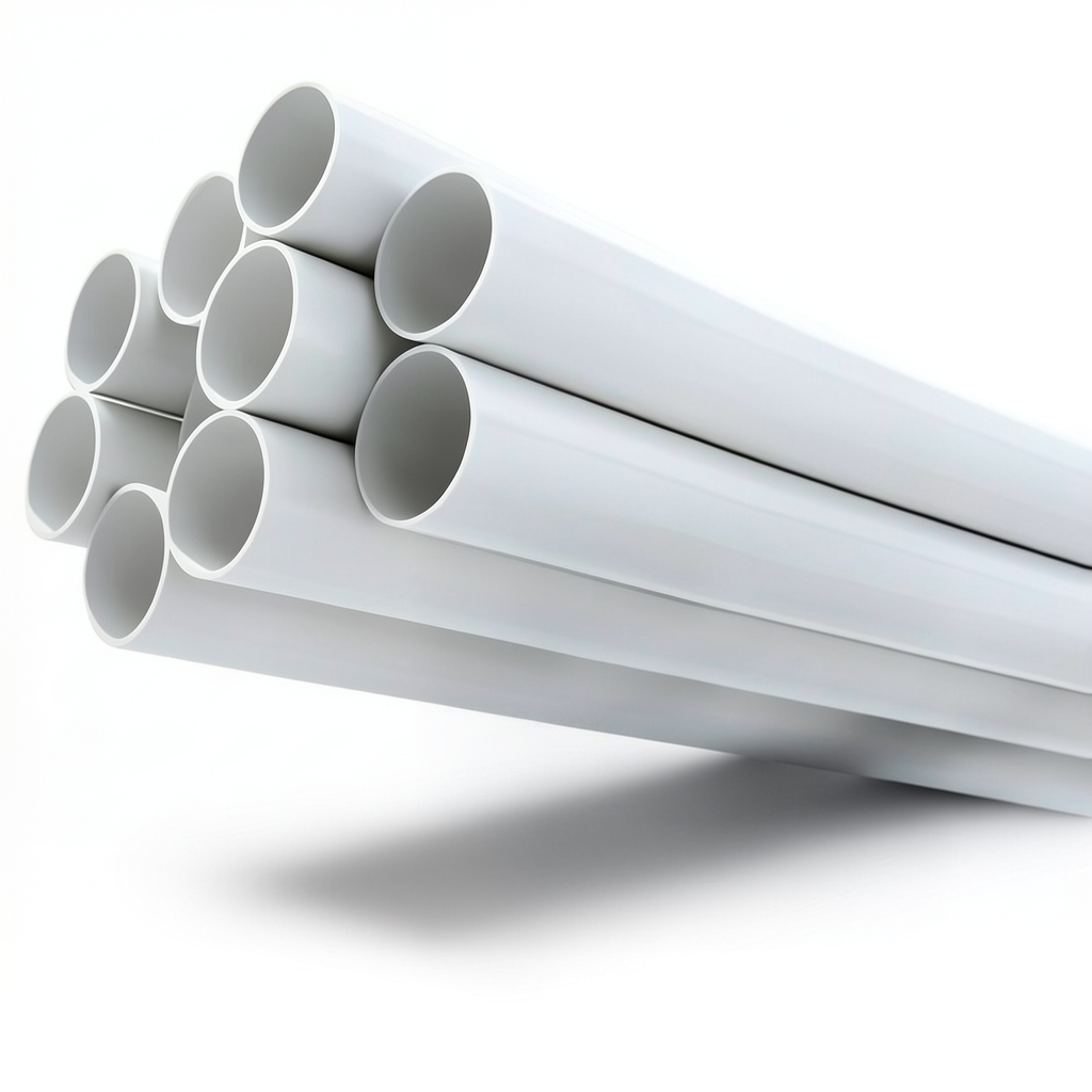 UPVC Pipes Nominal Pressure 13.8 Bar Size 4 Inch Thickness 5.44 mm White