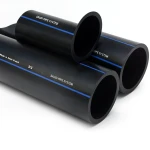 SPS HDPE Pipes PE 80 Pressure 8 Bar 250 mm OD Thickness 14.8 mm Black | Saudi Pipes Systems (SPS)