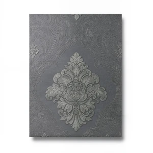 Italian Wallpaper Dark Grey Color 10m x 1.06m, Model 83409