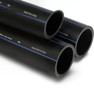 SPS HDPE Pipes PE 80 Pressure 8 Bar 250 mm OD Thickness 14.8 mm Black | Saudi Pipes Systems (SPS)