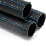 SPS HDPE Pipes PE 80 Pressure 12.5 Bar Outside Diameter 250 mm Thickness 22.7 mm Black | Saudi Pipes Systems (SPS)