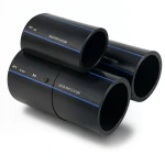 SPS HDPE Pipes PE 80 Pressure 12.5 Bar Outside Diameter 250 mm Thickness 22.7 mm Black | Saudi Pipes Systems (SPS)
