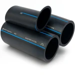 SPS HDPE Pipes PE 80 Pressure 5 Bar Outside Diameter 280 mm Thickness 10.7 mm Black | Saudi Pipes Systems (SPS)