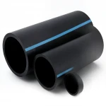مواسير HDPE الوطني لشبكات المياه  ضغط 10 بار قطر خارجي 50 مم سمك 2.4 مم لون اسود