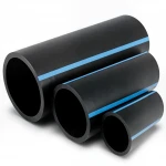 مواسير HDPE الوطني لشبكات المياه  ضغط 10 بار قطر خارجي 63 مم سمك 3 مم لون اسود