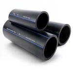 SPS HDPE Pipes PE 80 Pressure 8 Bar Outside Diameter 280 mm Thickness 16.6 mm Black | Saudi Pipes Systems (SPS)