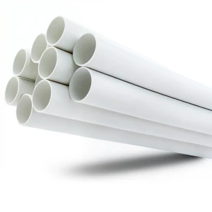 مواسير UPVC ضغط 17.2 بار مقاس ½ 1 إنش سمك 2.84 مم لون أبيض