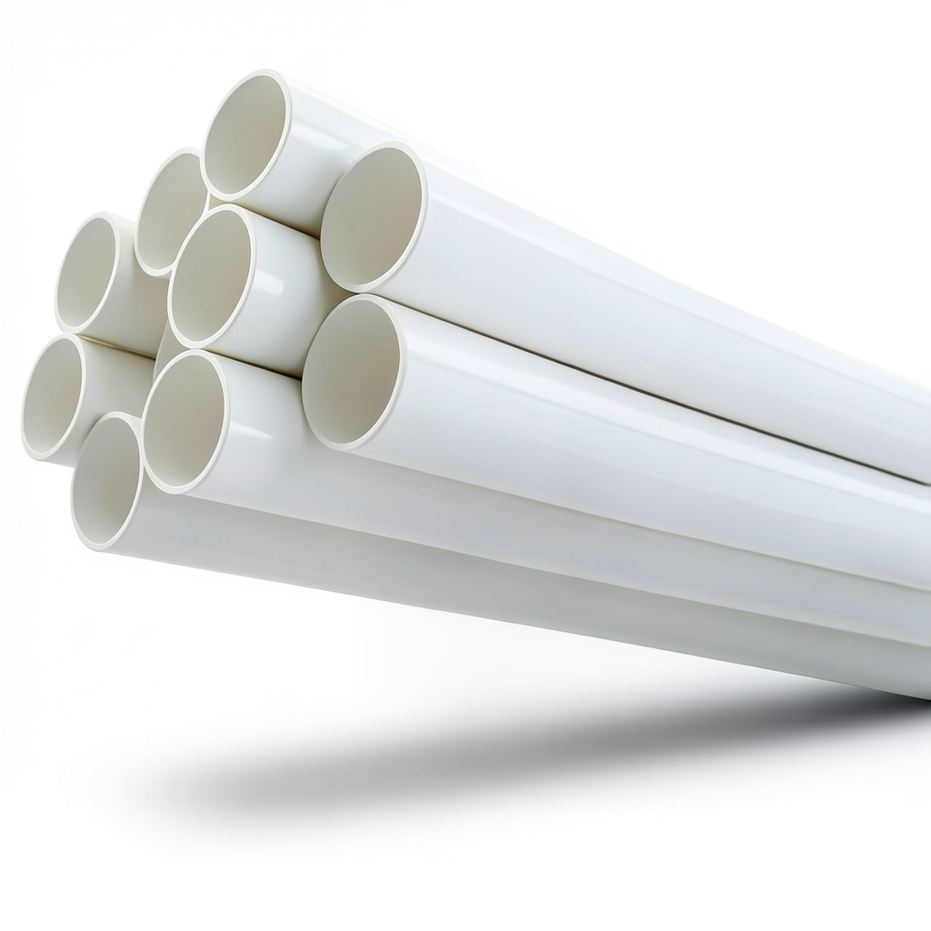 UPVC Pipes 2 Inch Size, 17.2 Bar Pressure, 3.56 mm Thickness, White