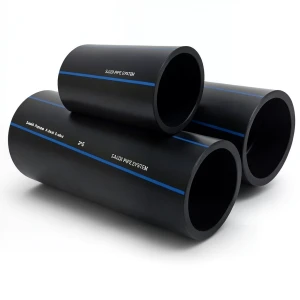 مواسير HDPE السعودي PE 80 ضغط 5 بار قطر خارجي 315 مم سمك 12.1 مم لون اسود | مصنع أنظمة الانابيب السعودي (SPS)