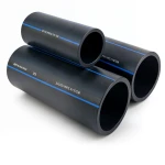 SPS HDPE Pipes PE 80 Pressure 8 Bar Outside Diameter 315 mm Thickness 18.7 mm Black | Saudi Pipes Systems (SPS)