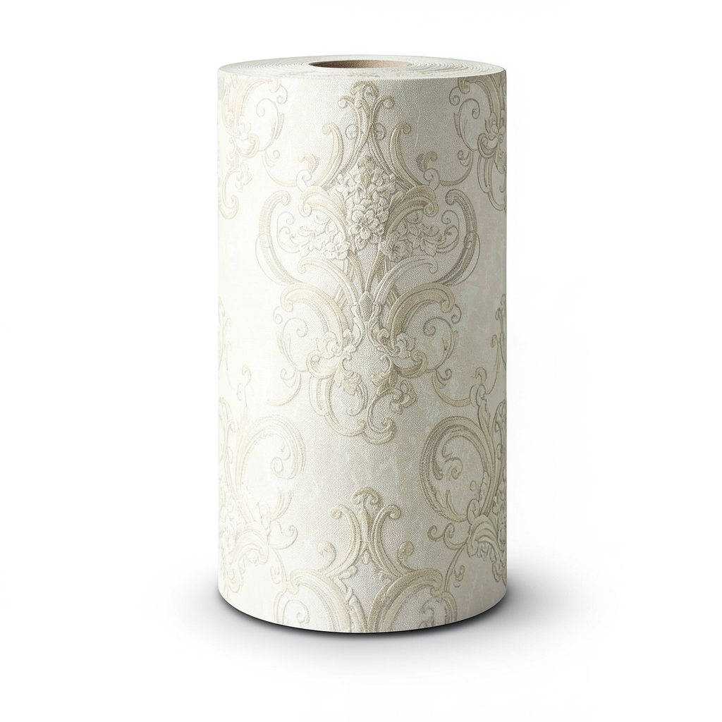 Italian Wall Covering Light Beige 10m x 1.06m, Model 83417