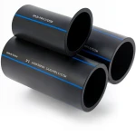 SPS HDPE Pipes PE 80 Pressure 5 Bar Outside Diameter 355 mm Thickness 13.6 mm Black | Saudi Pipes Systems (SPS)