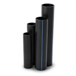 HDPE Pipes SDR 22 Outside Diameter 450 mm Thickness 20.5 mm Black
