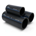 SPS HDPE Pipes PE 80 Pressure 8 Bar Outside Diameter 355 mm Thickness 21.1 mm Black | Saudi Pipes Systems (SPS)