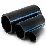 أنابيب HDPE الوطني لشبكات المياه  ضغط 8 بار قطر خارجي 355 مم سمك 10.9 مم لون اسود