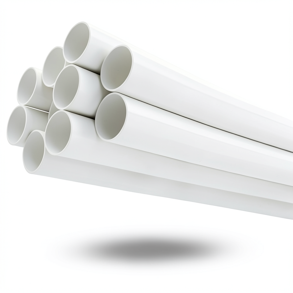 UPVC Pipes Nominal Pressure 13.8 Bar Size 4 Inch Thickness 5.44 mm White