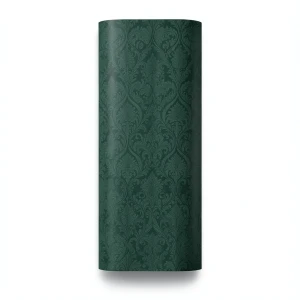 Italian Wallpaper Patterned Design 10 m x 0.70 m Dark Green