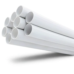 مواسير UPVC مقاس 1 إنش سمك 1.52 مم ضغط 11 بار لون أبيض