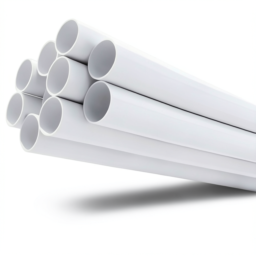 UPVC Pipes 1 Inch Size 17.2 Bar Pressure 1.96 mm Thickness White