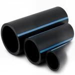 مواسير HDPE الوطني لشبكات المياه  ضغط 10 بار قطر خارجي 75 مم سمك 3.6 مم لون اسود