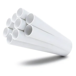 مواسير UPVC ضغط 17.2 بار مقاس ¼ 1 إنش سمك 2.49 مم لون أبيض