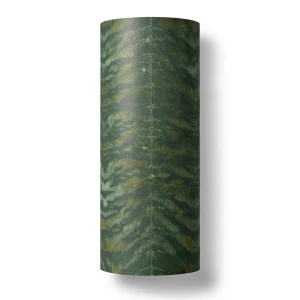 Patterned Wallpaper 10 m x 0.70 m Dark Green, Model 13054
