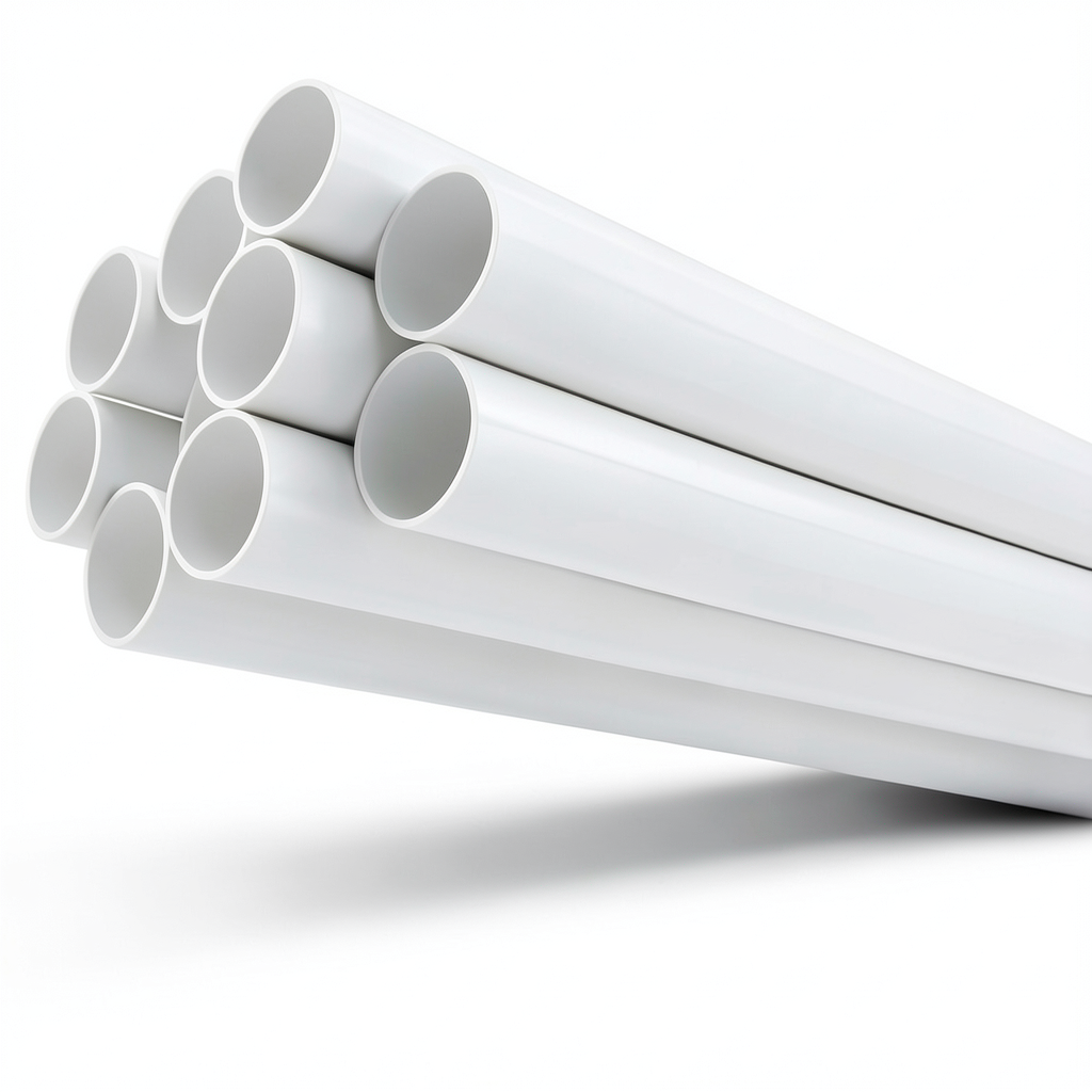 UPVC Pipes 2 Inch Size, 17.2 Bar Pressure, 3.56 mm Thickness, White