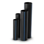 HDPE Pipes SDR 41 Outside Diameter 110 mm Thickness 2.7 mm Black