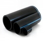 أنابيب HDPE الوطني لشبكات المياه  ضغط 10 بار قطر خارجي 140 مم سمك 5.4 مم لون اسود