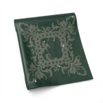 Patterned Wallpaper 10 m x 0.70 m Dark Green, Model 13060