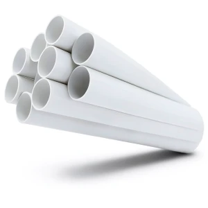 UPVC Pipes 6 Inch Thickness 9.91 mm Pressure 17.2 Bar White