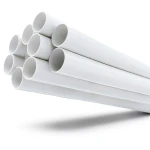 UPVC Pipes Pressure 17.2 Bar Size 8 Inch Thickness 12.9 mm White