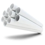 مواسير UPVC ضغط 13.8 بار مقاس ¾ إنش سمك 1.52 مم لون أبيض