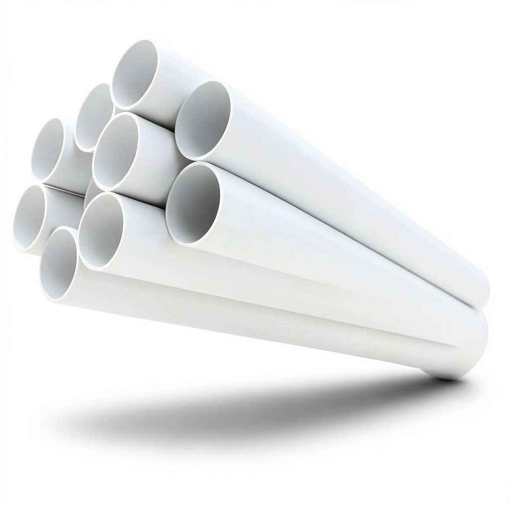 مواسير UPVC ضغط 13.8 بار مقاس ¾ إنش سمك 1.52 مم لون أبيض