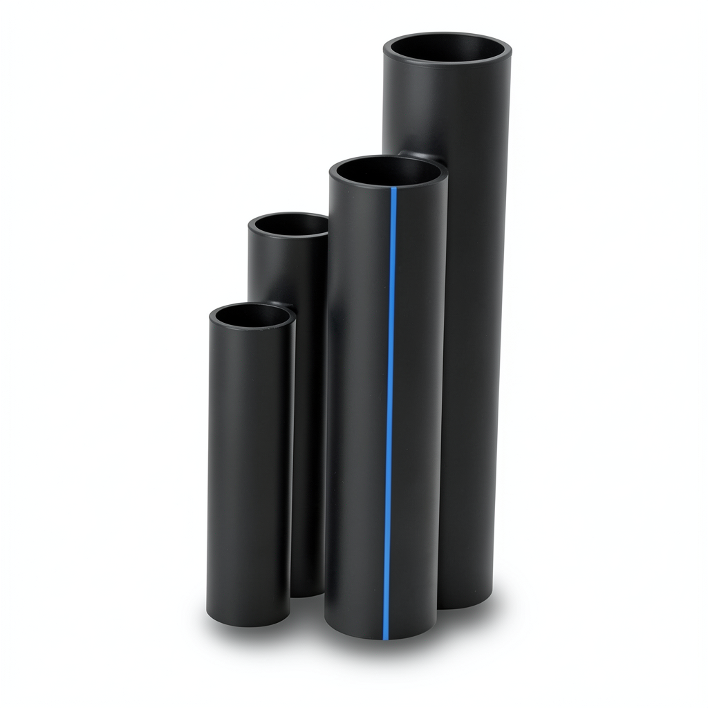 أنابيب HDPE SDR 22 قطر خارجي 450 مم سمك 20.5 مم لون أسود