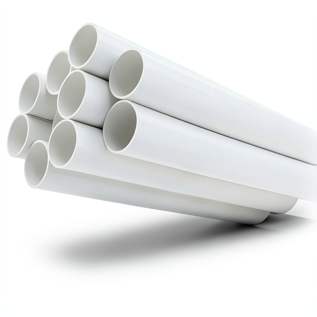 UPVC Pipes Nominal Pressure 13.8 Bar Size 6 Inch Thickness 8.03 mm White