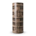 German Wallpaper Brown Color 10m x 0.53m, Model 524116