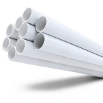 مواسير UPVC ضغط 13.8 بار مقاس 8 إنش سمك 10.41 مم لون أبيض