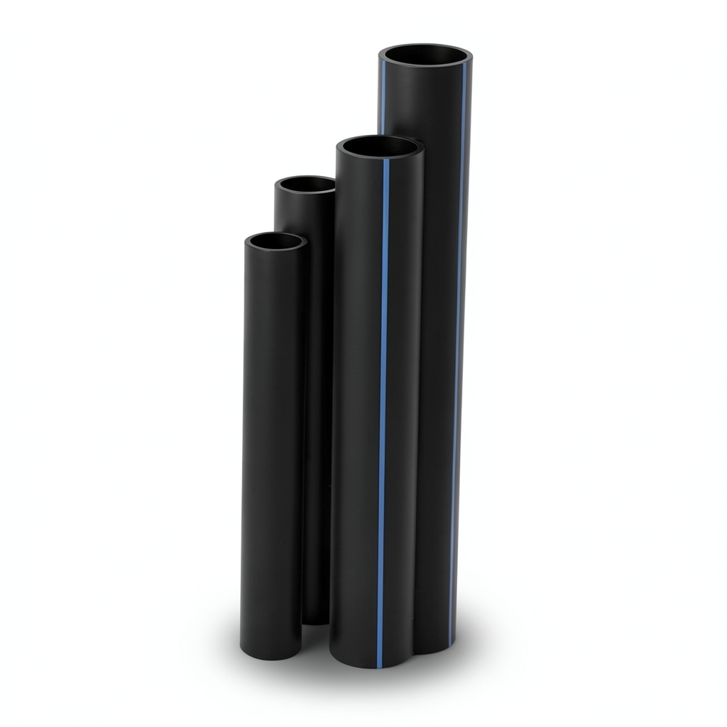 HDPE Pipes SDR 33 Outside Diameter 900 mm Thickness 27.6 mm Black