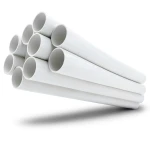 مواسير UPVC مقاس 1 إنش سمك 1.52 مم ضغط 11 بار لون أبيض