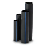 HDPE Pipes SDR 22 Outside Diameter 630 mm Thickness 28.7 mm Black