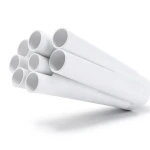 مواسير UPVC ضغط اسمي 11 بار مقاس ¼ 1 إنش سمك 1.63 مم لون أبيض