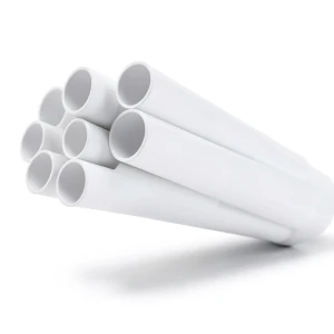 مواسير UPVC ضغط اسمي 11 بار مقاس ¼ 1 إنش سمك 1.63 مم لون أبيض