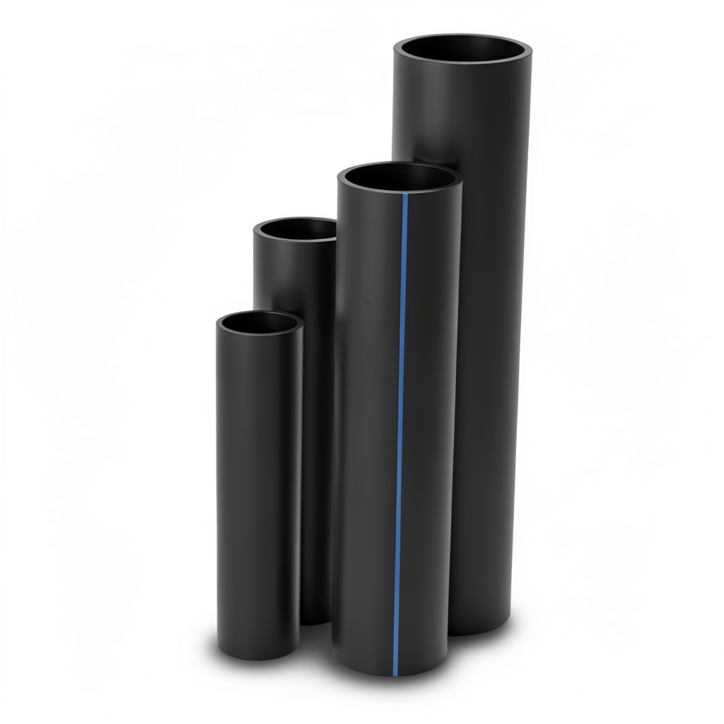 HDPE Pipes SDR 33 Outside Diameter 1000 mm Thickness 30.6 mm Black