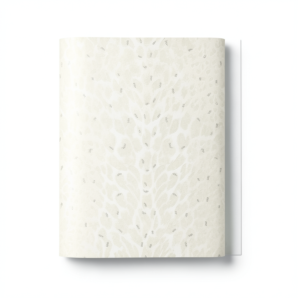 Italian Wallpaper Patterned Design 10 m x 0.70 m Cream Color